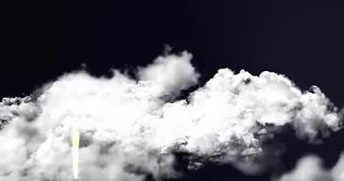 4K粒子穿透云层之上背景视频视频的预览图